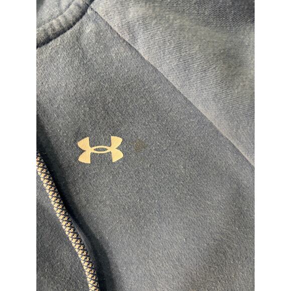 Under Armour Blue Button Up Crop Sweatshirt - Size S - Picture 4 of 4